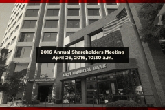 2016 First Financial Bank Event