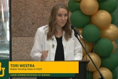 2020 Baylor Nursing Pinning